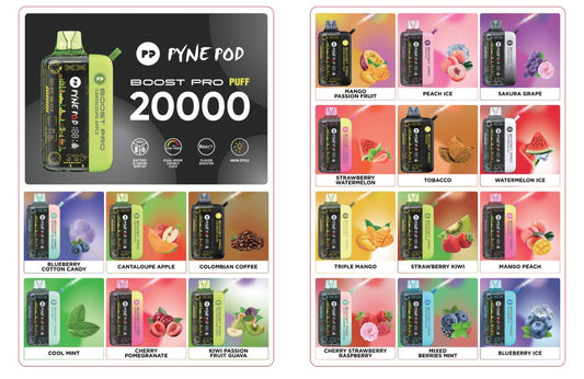 Pyne Pod Boost Pro 20000 Puffs Disposable Vape In UAE