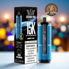 Al Fakher Crown Bar Hypermax 15000 Puffs Disposable Vape In Dubai