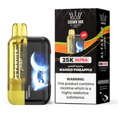 Al Fakher Crown Bar Ultra 25000 Puffs Disposable Vape In Dubai