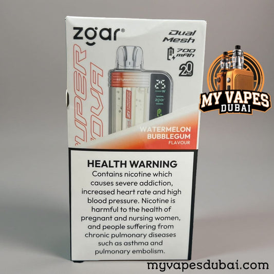 Zgar Supernova Disposable Vape 30000 Puffs In Dubai