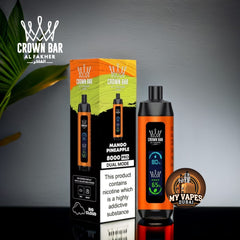Crown Bar Al Fahker Pro 8000 Puffs Disposable Vape
