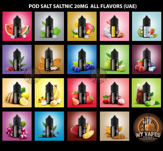 Pod Salt Core 20mg 30ml E-Liquids All Flavors Available in Dubai