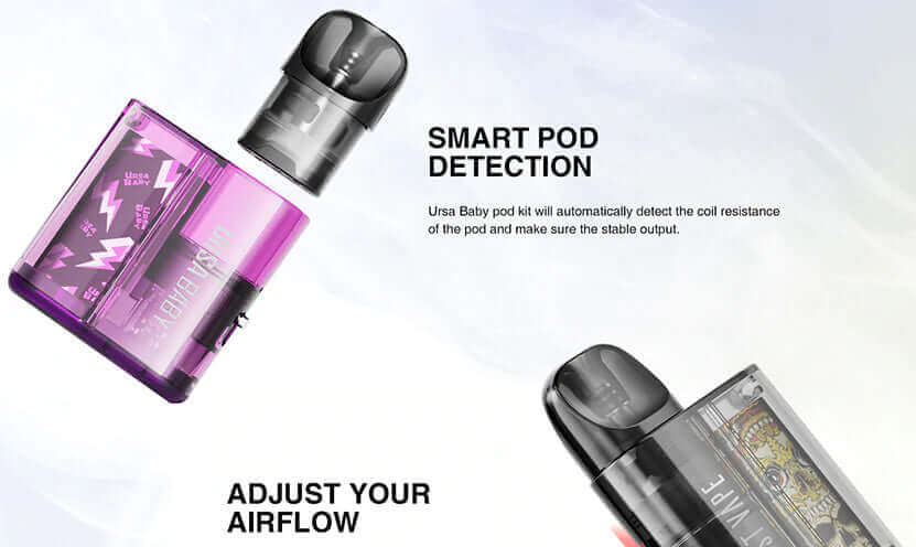 Lost Vape Ursa Baby Pod Kit 18W 2.5mlColor: Black Clear