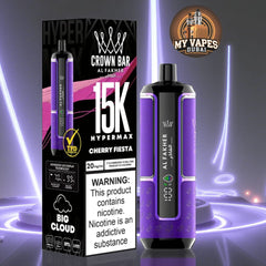 Al Fakher Crown Bar Hypermax 15000 Puffs Disposable Vape In Dubai