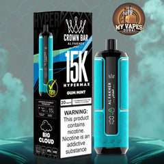 Al Fakher Crown Bar Hypermax 15000 Puffs Disposable Vape In Dubai