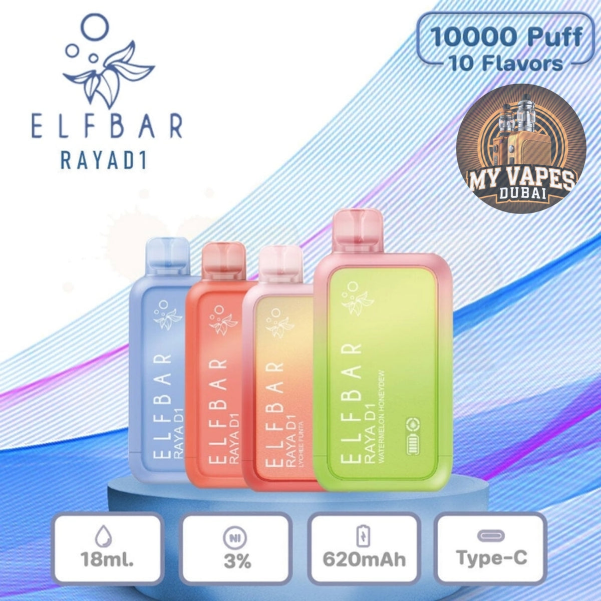 Elf Bar 10000 Puffs Disposable Vape 5% Nicotion